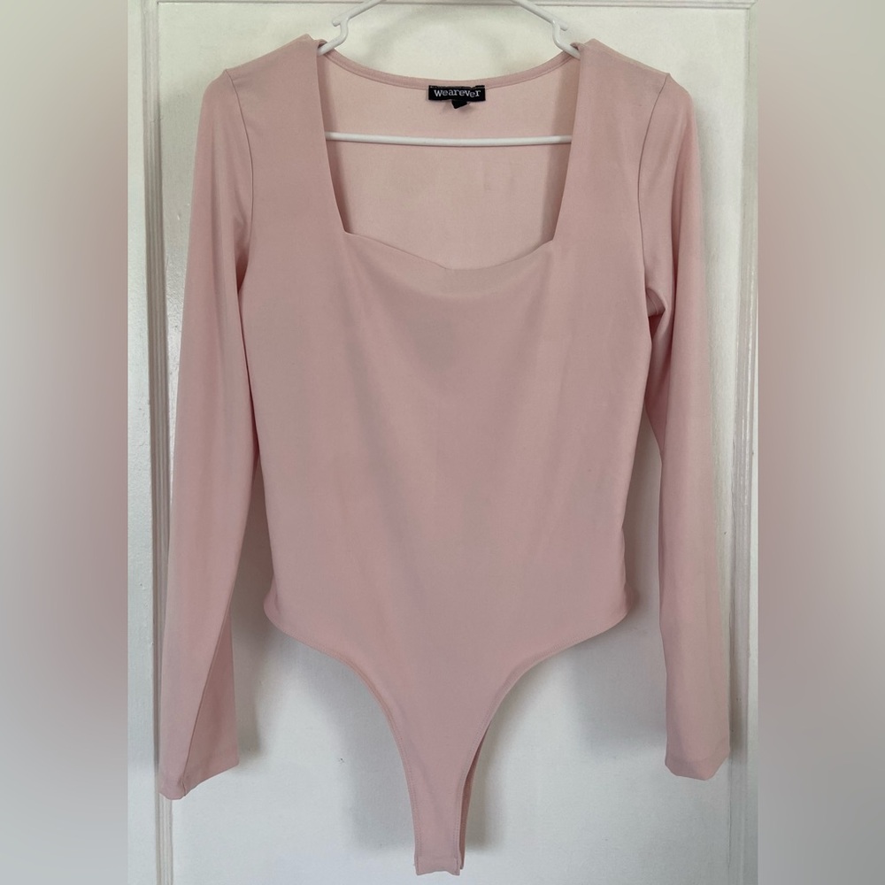 Pink Long Sleeve Bodysuit